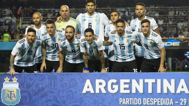 Mondiali. amichevole Argentina-Haiti 4-0 Mondiali. amichevole Argentina-Haiti 4-0