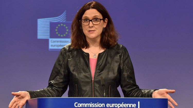 EU seeks U.S. tariff exemption in talks on Wednesday - Malmstrom