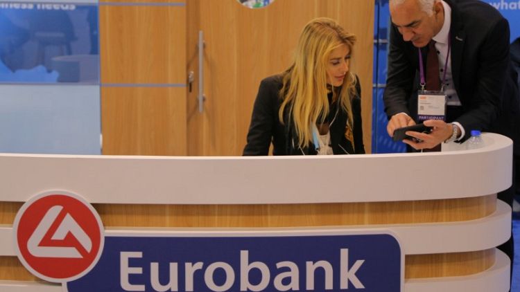 Lower core income squeezes Greek lender Eurobank's profit