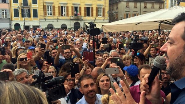 Salvini, spero governo ma stessa squadra Salvini, spero governo ma stessa squadra