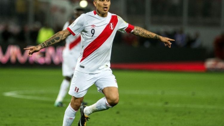 "Immense joie" au Pérou, Guerrero va pouvoir disputer le Mondial