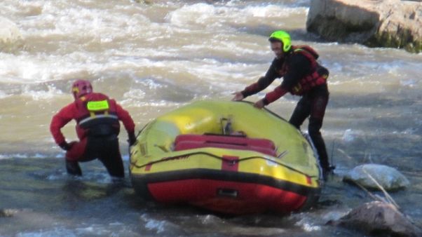 Incidente kayak, disperso trovato morto Incidente kayak, disperso trovato morto