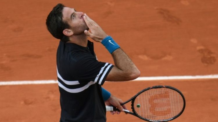 Roland-Garros: Del Potro en huitièmes pour la première fois depuis 2012
