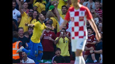 Amichevole Brasile-Croazia 2-0