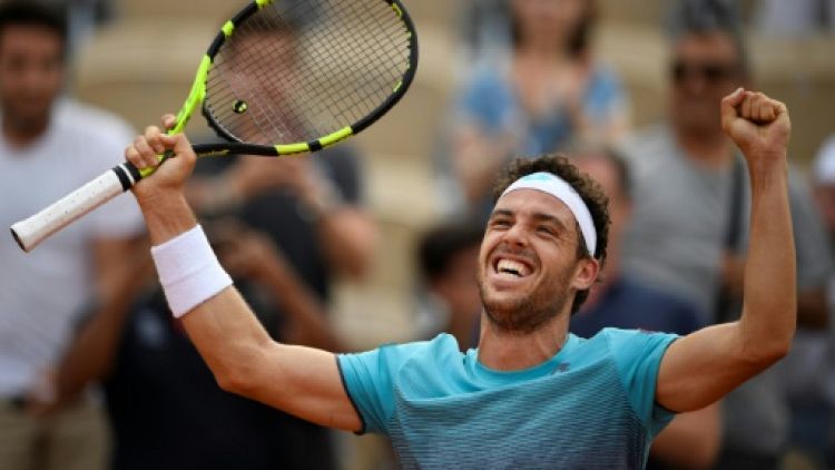 Roland-Garros: la surprise Cecchinato en quarts face à Djokovic
