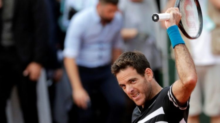 Roland-Garros: Del Potro en quarts pour la première fois depuis 2012