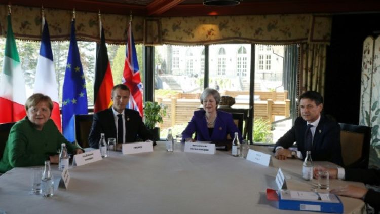 G7: les Européens unanimes contre un retour de la Russie 