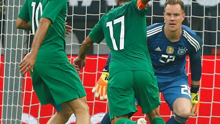 السعودية تخسر بصعوبة 2-1 أمام ألمانيا في اخر مبارياتها الودية