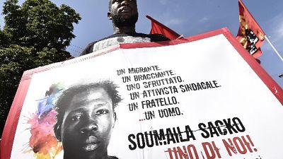 Milano,manifestazione per Soumayla Sacko