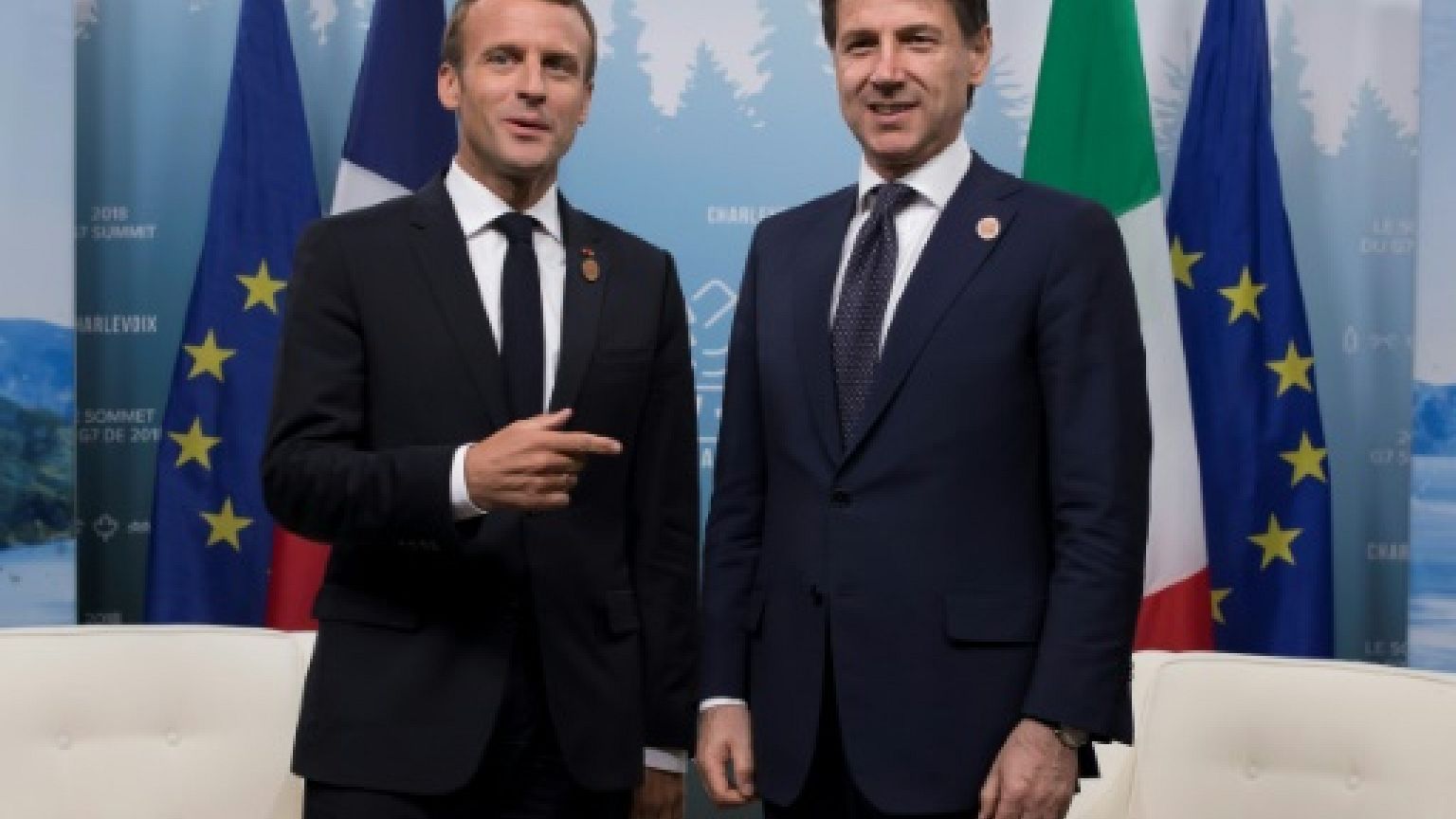 Débuts prudents pour Giuseppe Conte au G7