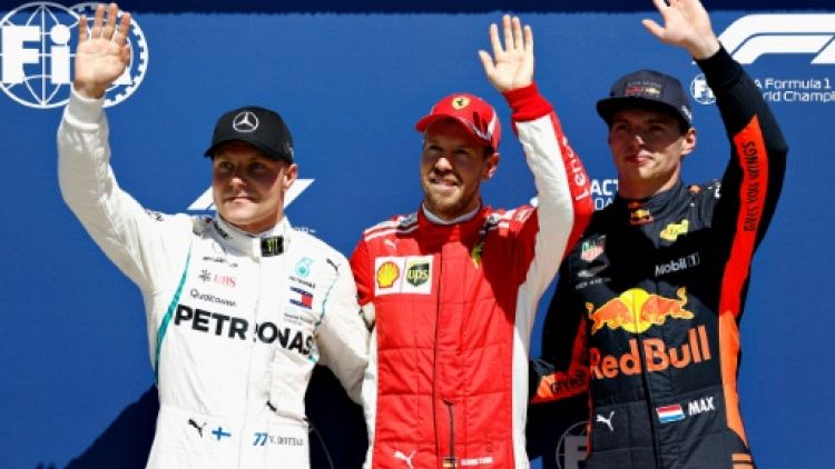 Formule 1: Vettel détrône Hamilton de la pôle à Montréal