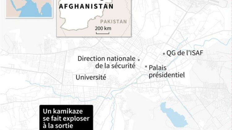 Kaboul: un attentat, revendiqué par l'EI, fait au moins 13 morts