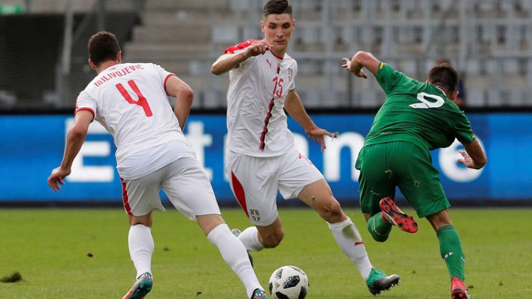 Soccer - Serbia prospect Milenkovic flattered by Vidic comparison