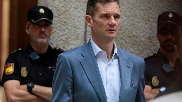 Spanish king's brother-in-law turns himself in to serve prison sentence