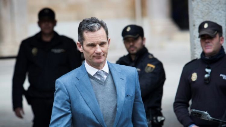 Le beau-frère du roi d'Espagne condamné en appel à 5 ans et 10 mois