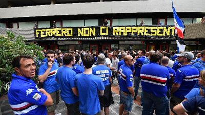 Samp: manifestazione tifosi anti-Ferrero