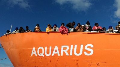 Aquarius partita per Valencia Aquarius partita per Valencia