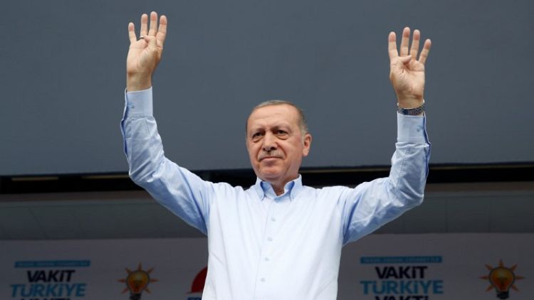 Turkey's Erdogan says to lift state of emergency if re-elected