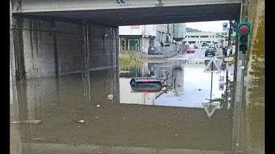 Bomba acqua su Ancona, traffico in tilt