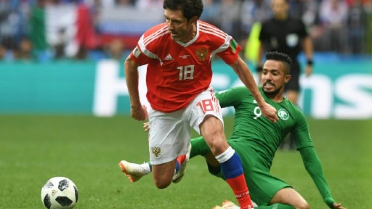 La Russie écrase l'Arabie saoudite 5 à 0 en ouverture de "son" Mondial-2018 