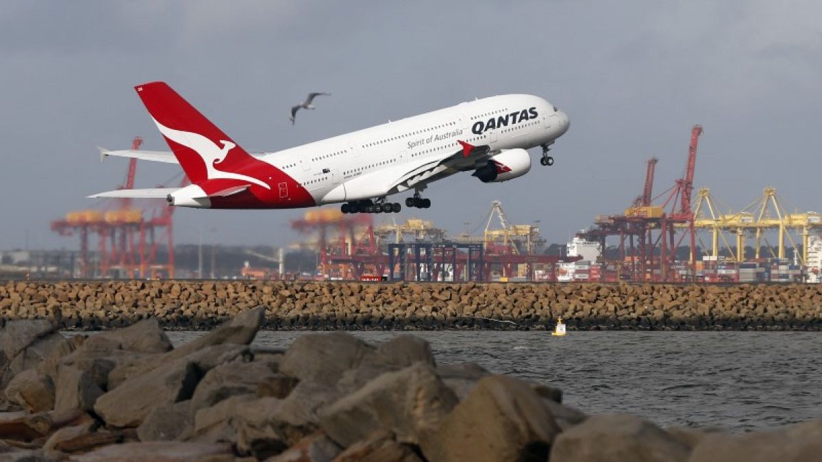 Australian Qantas A380 gets rare 'jolt' from wake turbulence Euronews