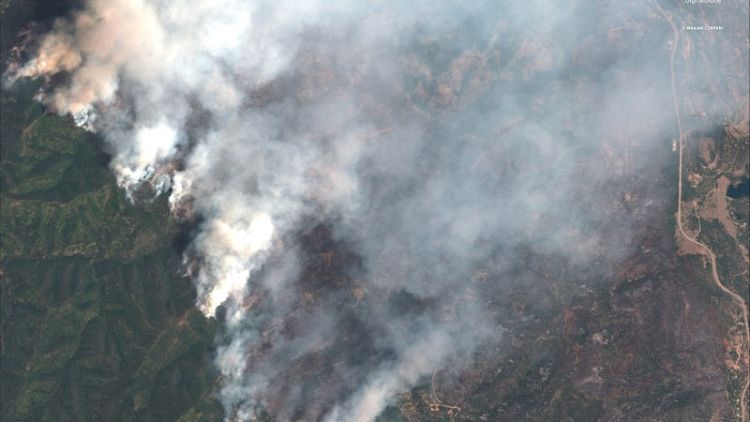 سيول متوقعة في منطقة حرائق الغابات بالجنوب الغربي الأمريكي