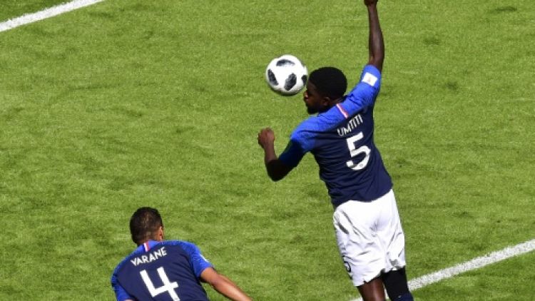 Mondial-2018: Umtiti joue la carte de l'autodérision après son penalty concédé
