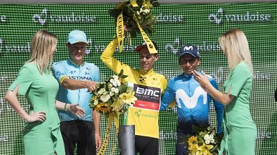 Ciclismo: Giro Svizzera a Richie Porte Ciclismo: Giro Svizzera a Richie Porte