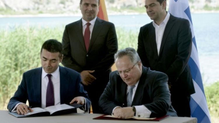 L'accord sur le nom de Macédoine est une "percée" pour les Balkans, selon Skopje