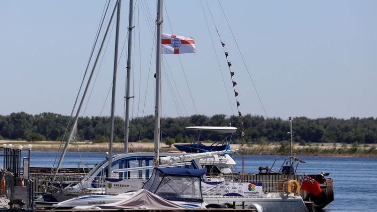England fan sails from Bulgaria to Russia for World Cup match