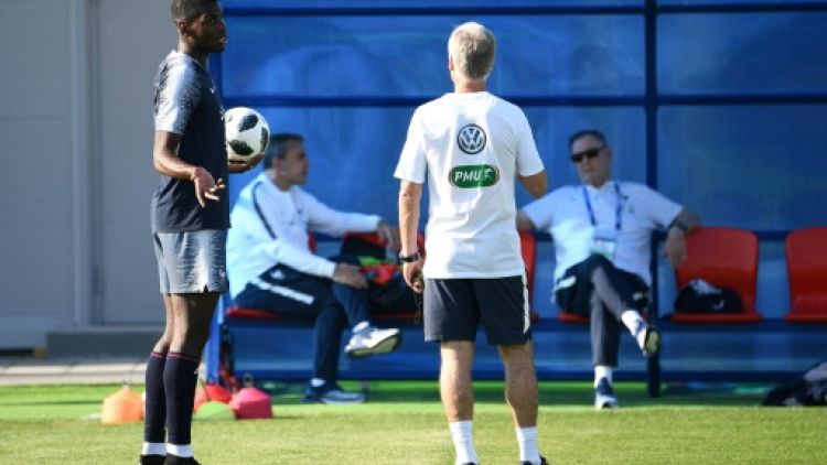 Mondial-2018: Pogba énervé, Griezmann ménagé à l'entraînement