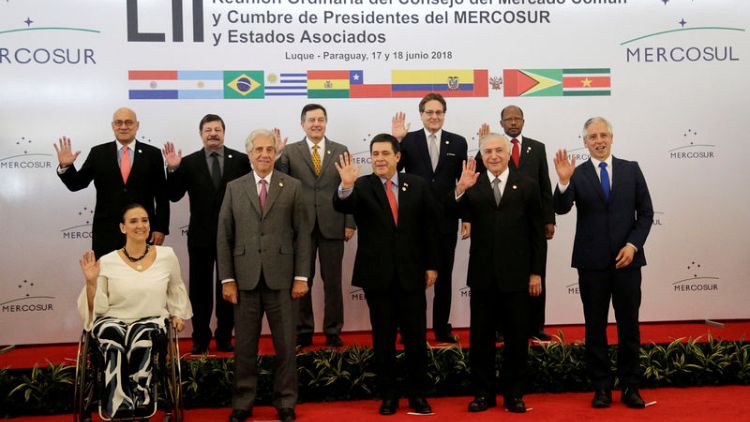 South American trade bloc eyes new deals as EU talks drag on