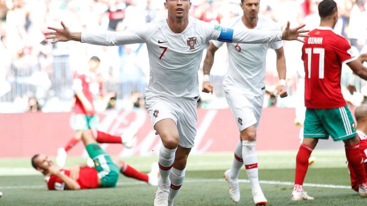 Ronaldo becomes Europe's top scorer with strike against Morocco