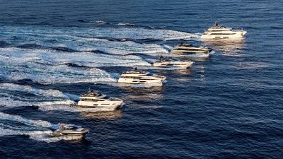 A Venezia yachts in parata per Ferretti
