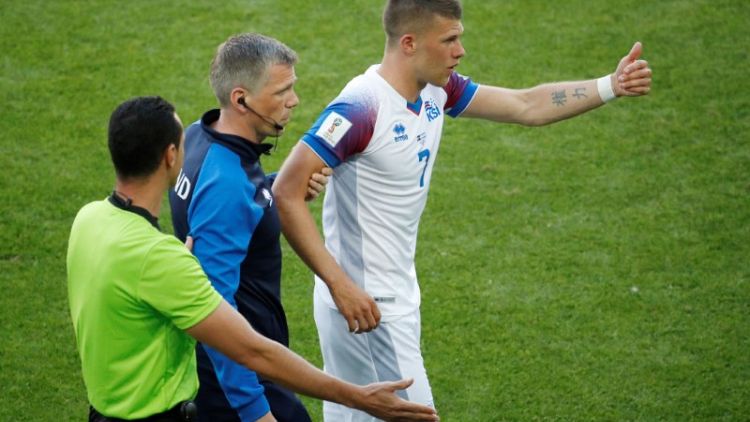 Iceland's Gudmundsson set to miss Nigeria game - coach