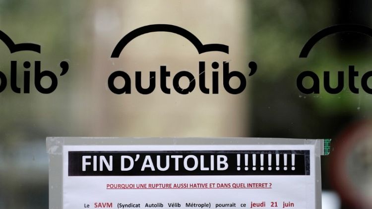 Paris ends Autolib electric car sharing contract with Bollore
