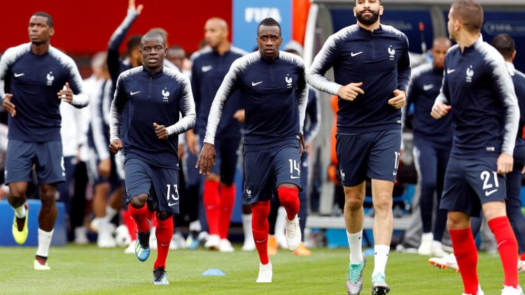 France yet to shine but Kante's steel bodes well