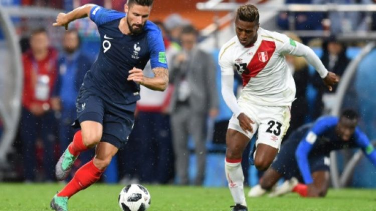 Mondial-2018: 10,7 millions de téléspectateurs pour France-Pérou