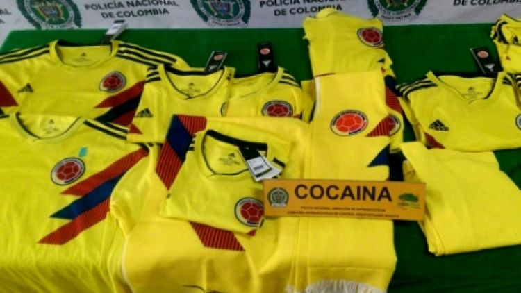 Mondial-2018: saisie de maillots de la Colombie imprégnés de cocaïne