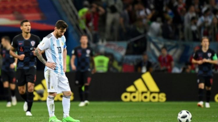 Mondial-2018: Messi, idole en souffrance