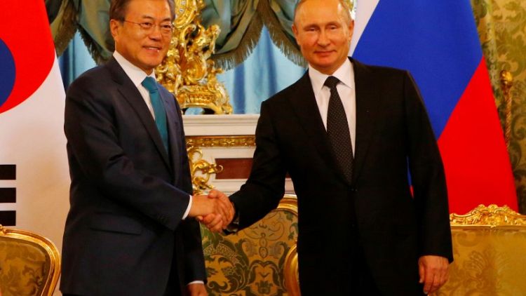 Putin, Moon agree that Trump-Kim summit to help denuclearisation