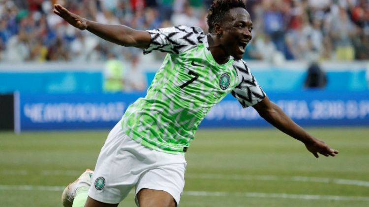 Nigeria bounce back at World Cup to beat Iceland 2-0
