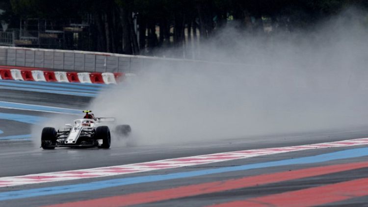 Motor racing - Leclerc burnishes his Ferrari credentials
