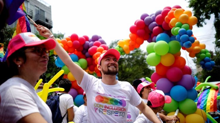 Mexico pride march poses questions for leftist presidency favourite