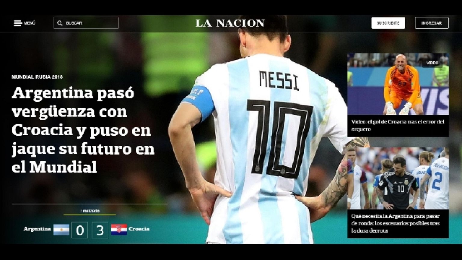 Tifoso indiano suicida dopo ko di Messi