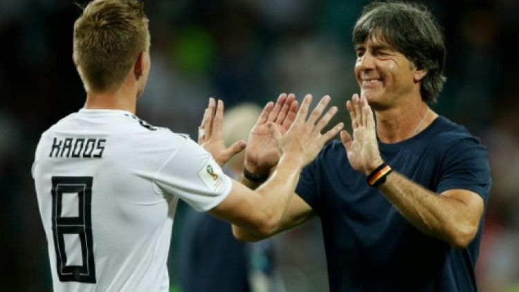 Mondial-2018: l'Allemagne a sauvé sa tête, mais Löw a du travail