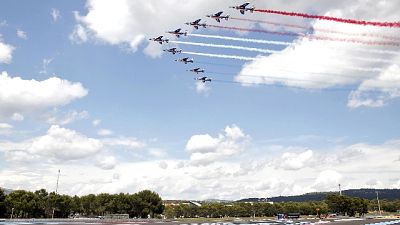 F1:Francia,contatto Vettel-Bottas al via F1:Francia,contatto Vettel-Bottas al via