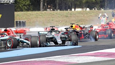 Contatto con Bottas,5''penalità a Vettel Contatto con Bottas,5''penalità a Vettel