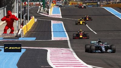 F1: Francia, Hamilton 1/o a metà gara