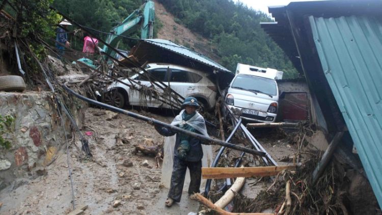 Vietnam's flood death toll rises to 15, more rains forecast
